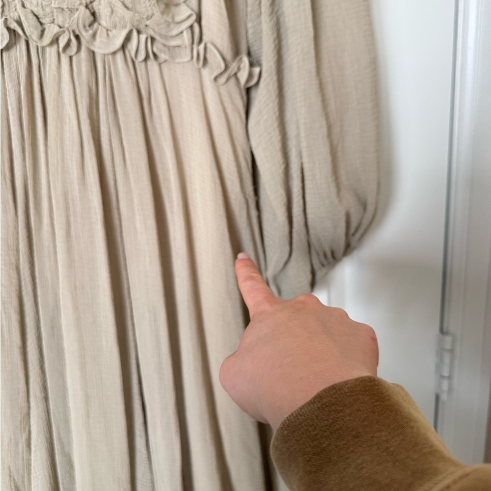 SSONE MIDI Flowy Ruffle Dress Size 14 - Picture 13 of 16
